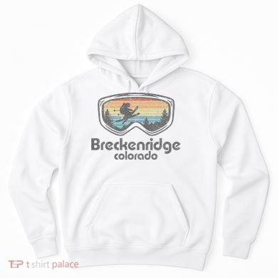 Breckenridge Colorado Ski Mountain Skiing Hoodie
