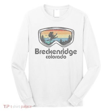Breckenridge Colorado Ski Mountain Skiing Long Sleeve Shirt