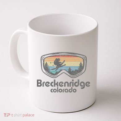 Breckenridge Colorado Ski Mountain Skiing Coffee Mug