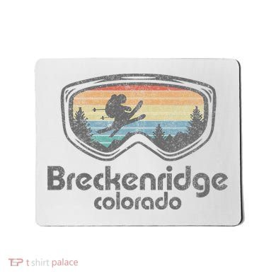 Breckenridge Colorado Ski Mountain Skiing Mousepad