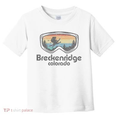 Breckenridge Colorado Ski Mountain Skiing Toddler T-Shirt