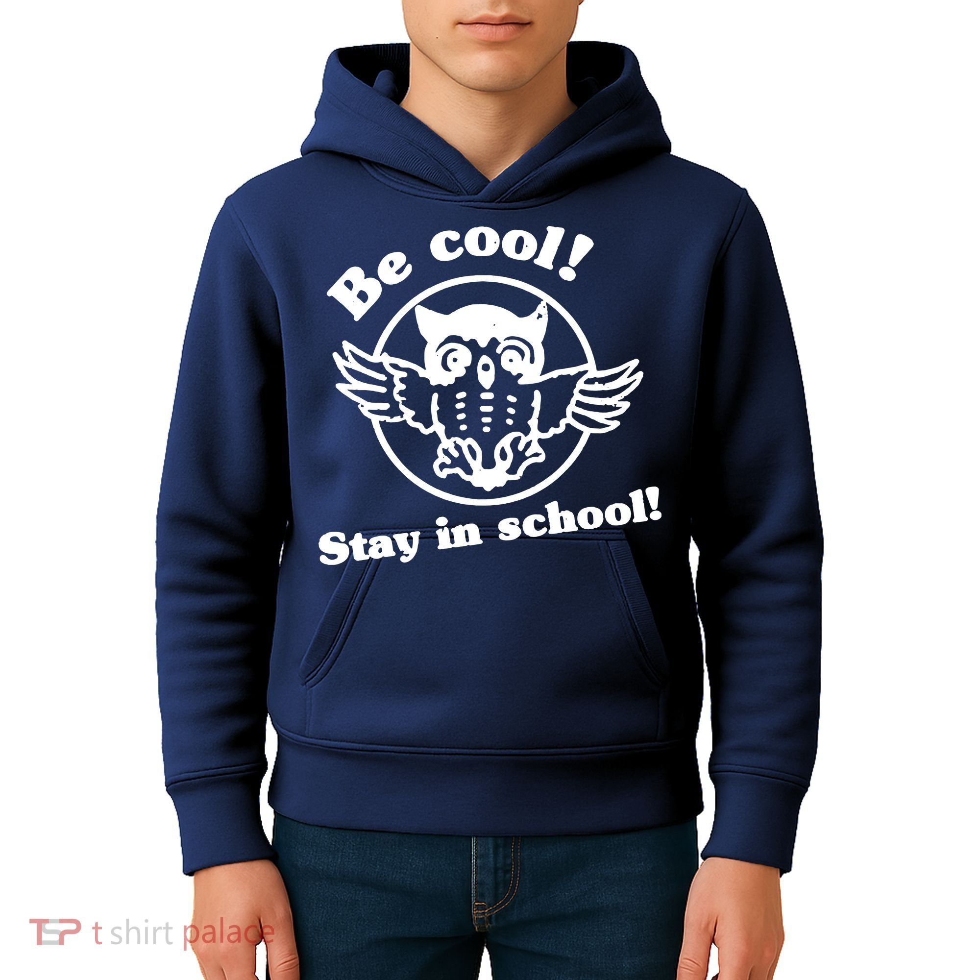 Be Cool Stay In School Kids Hoodie