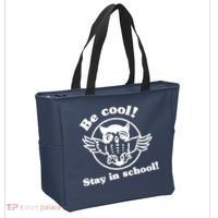 Be Cool Stay In School Tote Bag thumb 2