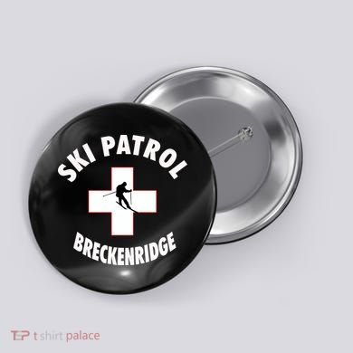 Breckenridge Colorado Ski Patrol Gift Button
