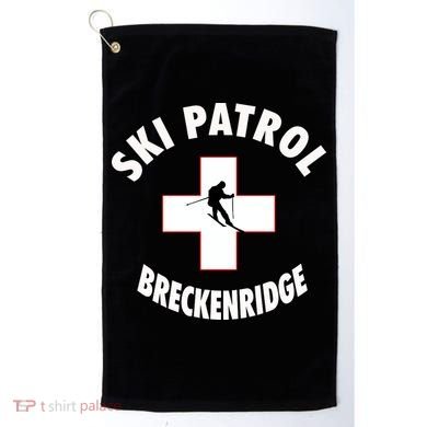 Breckenridge Colorado Ski Patrol Gift Golf Towel