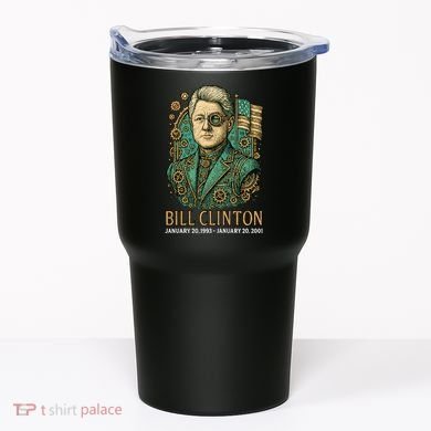 Bill Clinton Steam Punk Retro President Tumbler