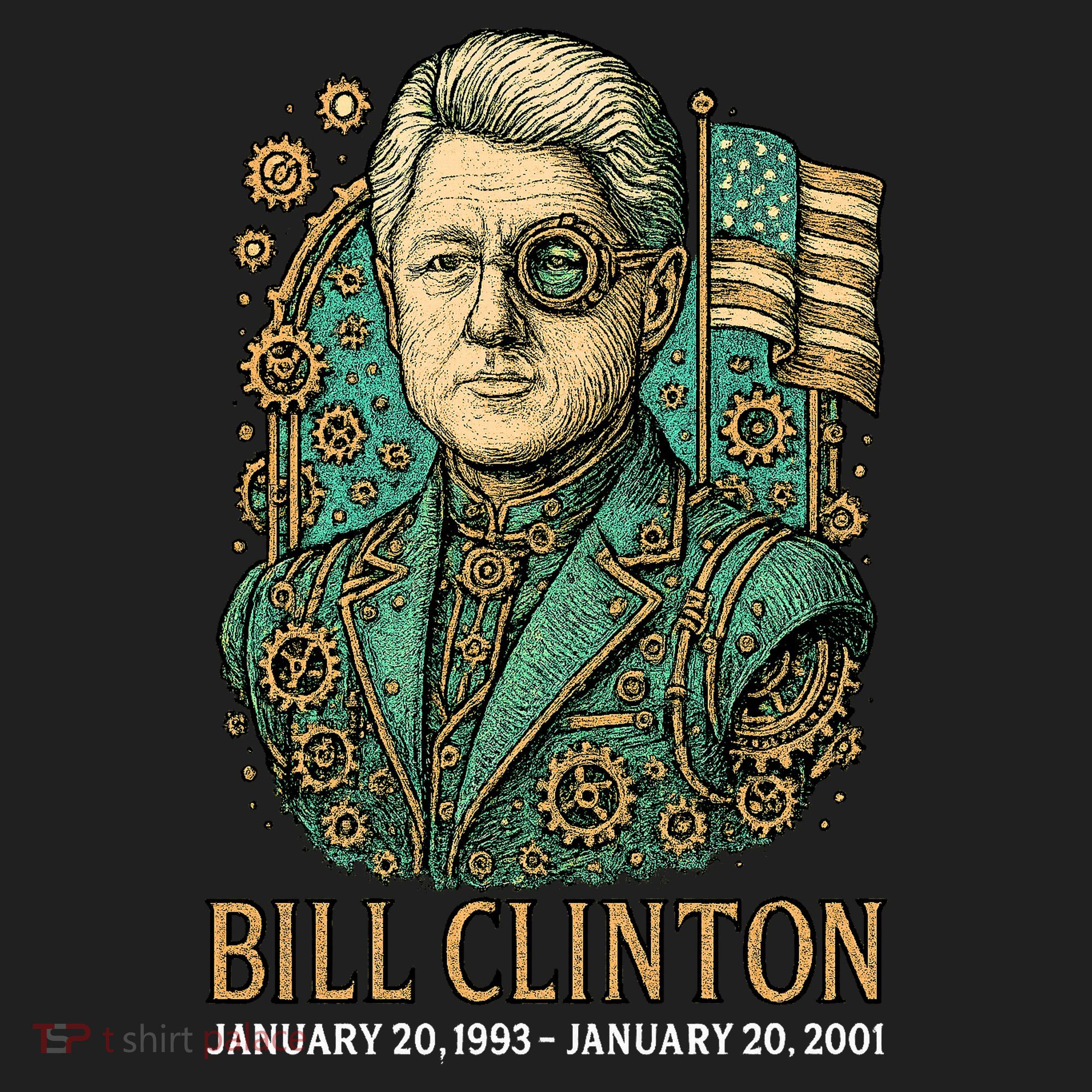 Bill Clinton Steam Punk Retro President Tumbler