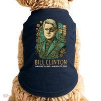 Bill Clinton Steam Punk Retro President Doggie Tank thumb 0