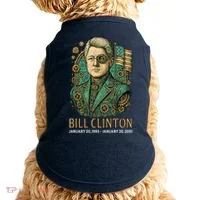Bill Clinton Steam Punk Retro President Doggie Tank thumb 0