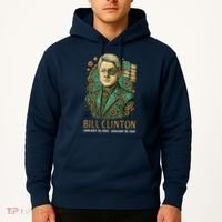 Bill Clinton Steam Punk Retro President Hoodie thumb 2
