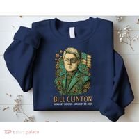 Bill Clinton Steam Punk Retro President Sweatshirt thumb 2