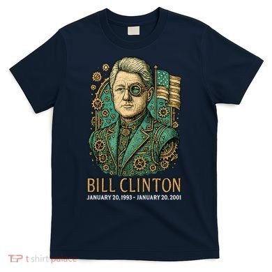 Bill Clinton Steam Punk Retro President T-Shirt
