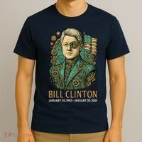 Bill Clinton Steam Punk Retro President T-Shirt thumb 3