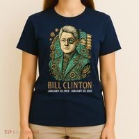 Bill Clinton Steam Punk Retro President T-Shirt thumb 4
