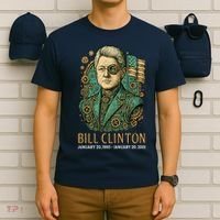 Bill Clinton Steam Punk Retro President T-Shirt thumb 6