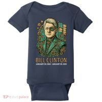 Bill Clinton Steam Punk Retro President Baby Bodysuit thumb 0