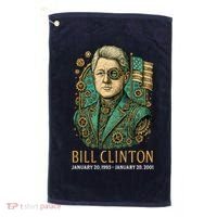 Bill Clinton Steam Punk Retro President Golf Towel thumb 0