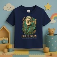 Bill Clinton Steam Punk Retro President Toddler T-Shirt thumb 3
