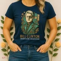 Bill Clinton Steam Punk Retro President Women's T-Shirt thumb 2
