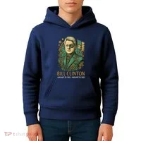Bill Clinton Steam Punk Retro President Kids Hoodie thumb 4