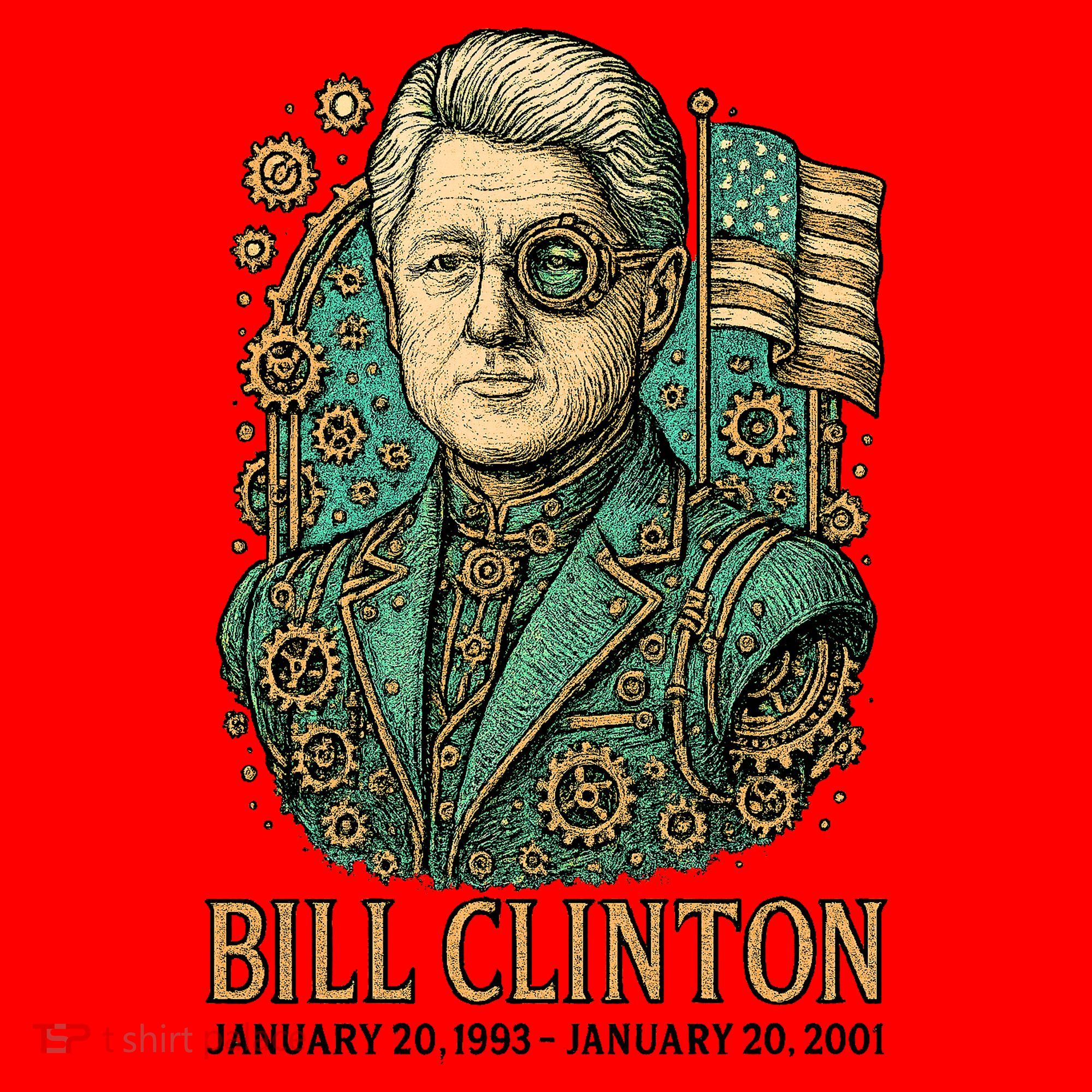Bill Clinton Steam Punk Retro President Santa Hat