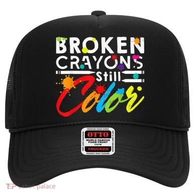 Broken Crayons Still Color Mental Health Awareness Hat
