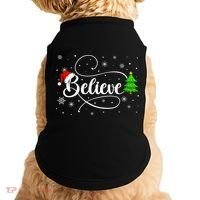 Believe Christmas Santa Holiday Doggie Tank thumb 0