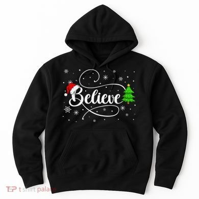 Believe Christmas Santa Holiday Hoodie