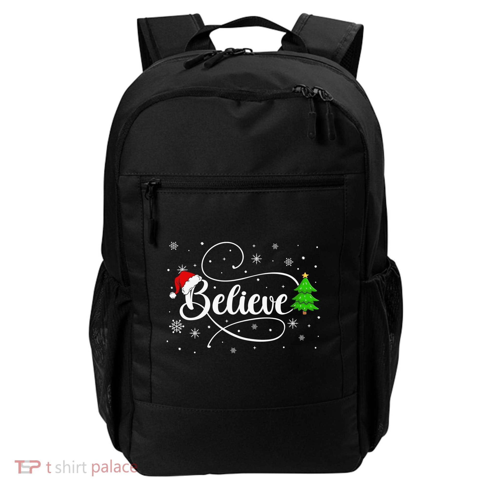 Believe Christmas Santa Holiday Backpack