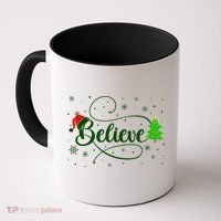 Believe Christmas Santa Holiday Coffee Mug thumb 0