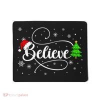 Believe Christmas Santa Holiday Mousepad thumb 0