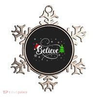 Believe Christmas Santa Holiday Ornament thumb 0