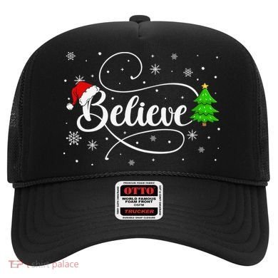 Believe Christmas Santa Holiday Hat