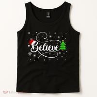 Believe Christmas Santa Holiday Tank Top thumb 2