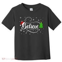 Believe Christmas Santa Holiday Toddler T-Shirt thumb 0