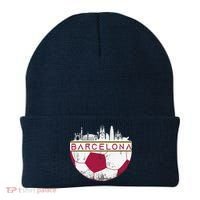 Barcelona City Skyline Soccer Sports Fans Cool Beanie thumb 0