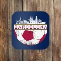 Barcelona City Skyline Soccer Sports Fans Cool Coaster thumb 0