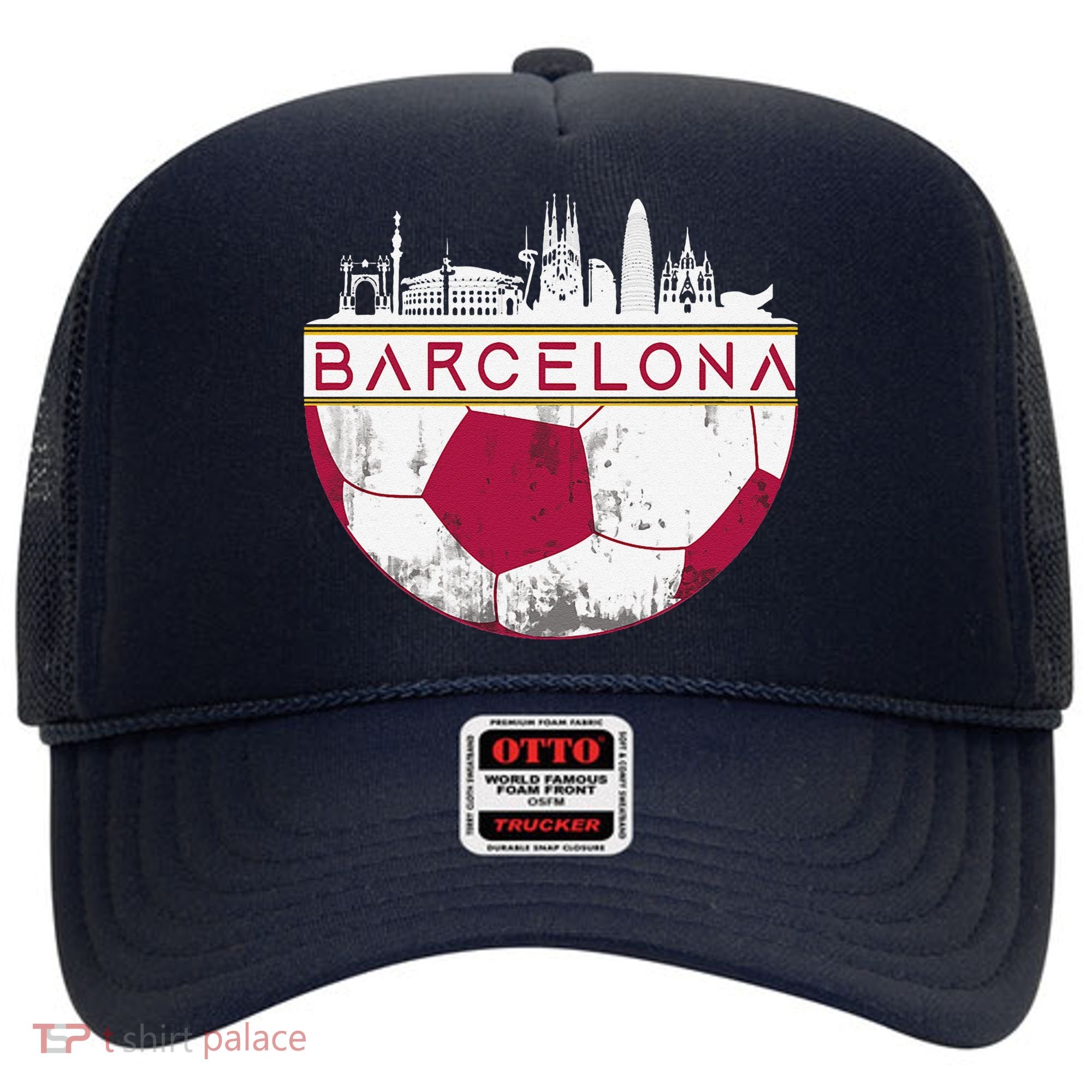 Barcelona City Skyline Soccer Sports Fans Cool Hat