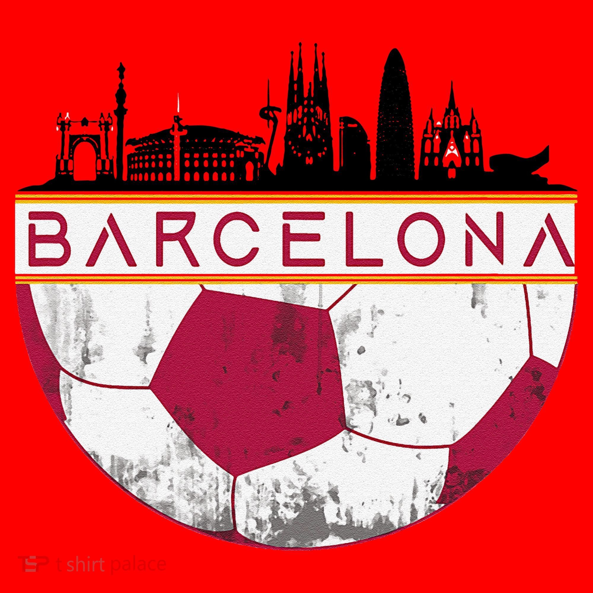 Barcelona City Skyline Soccer Sports Fans Cool Santa Hat
