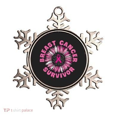 Breast Cancer Survivor Pink Ribbon Ornament