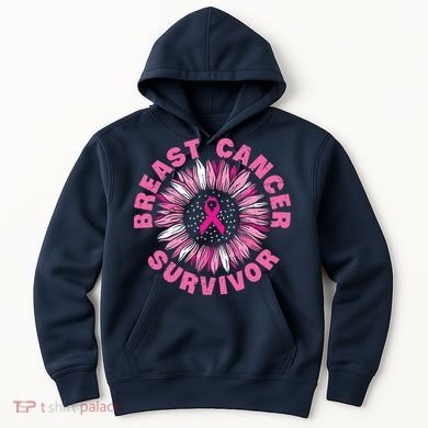 Breast Cancer Survivor Pink Ribbon Hoodie