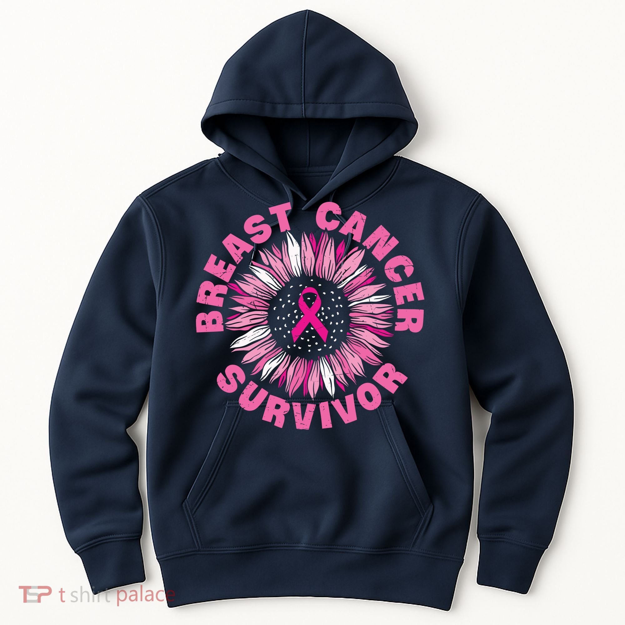 Breast Cancer Survivor Pink Ribbon Hoodie