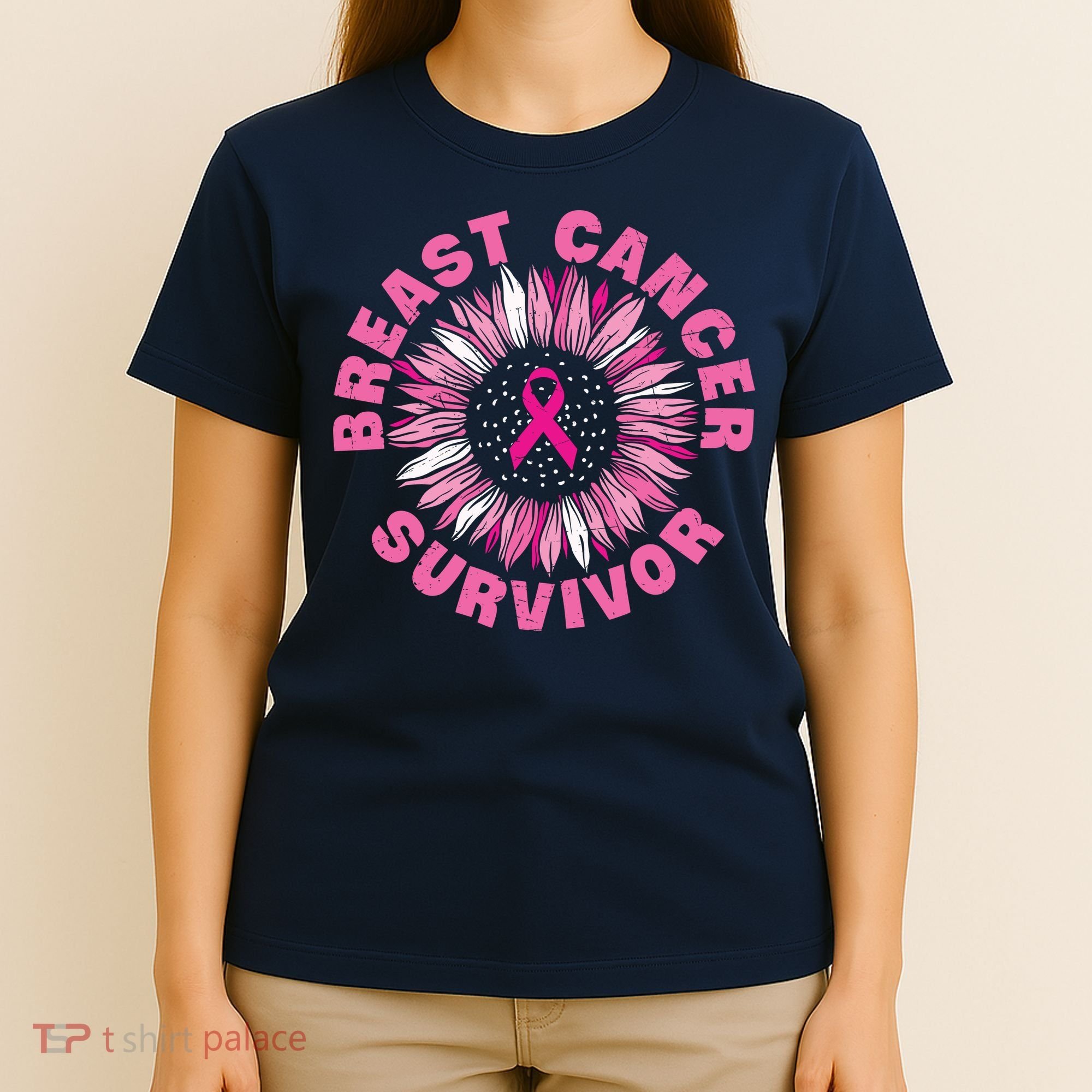 Breast Cancer Survivor Pink Ribbon T-Shirt