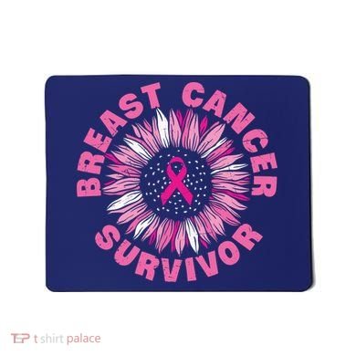 Breast Cancer Survivor Pink Ribbon Mousepad