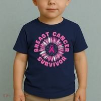Breast Cancer Survivor Pink Ribbon Toddler T-Shirt thumb 2
