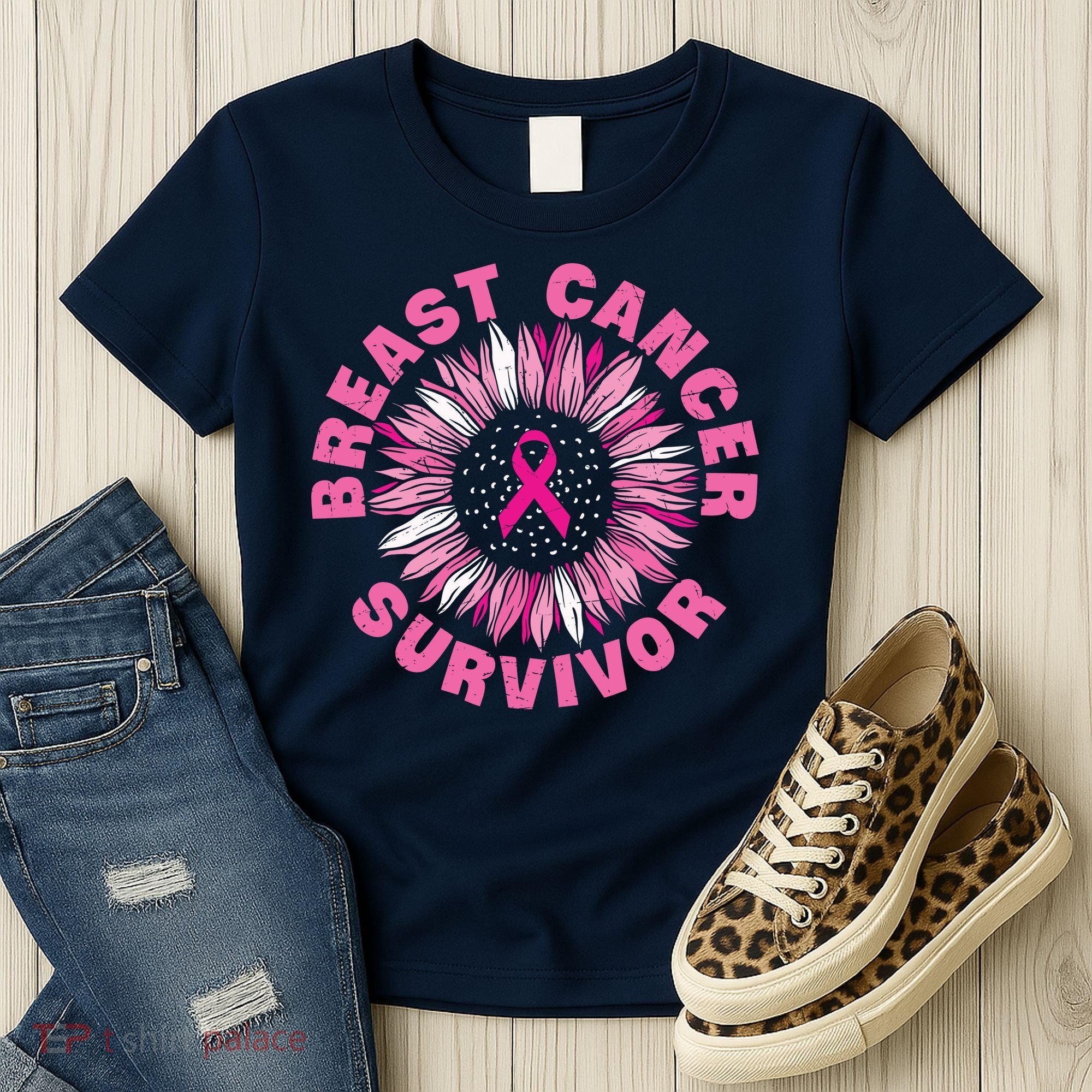 Breast Cancer Survivor Pink Ribbon Women's T-Shirt