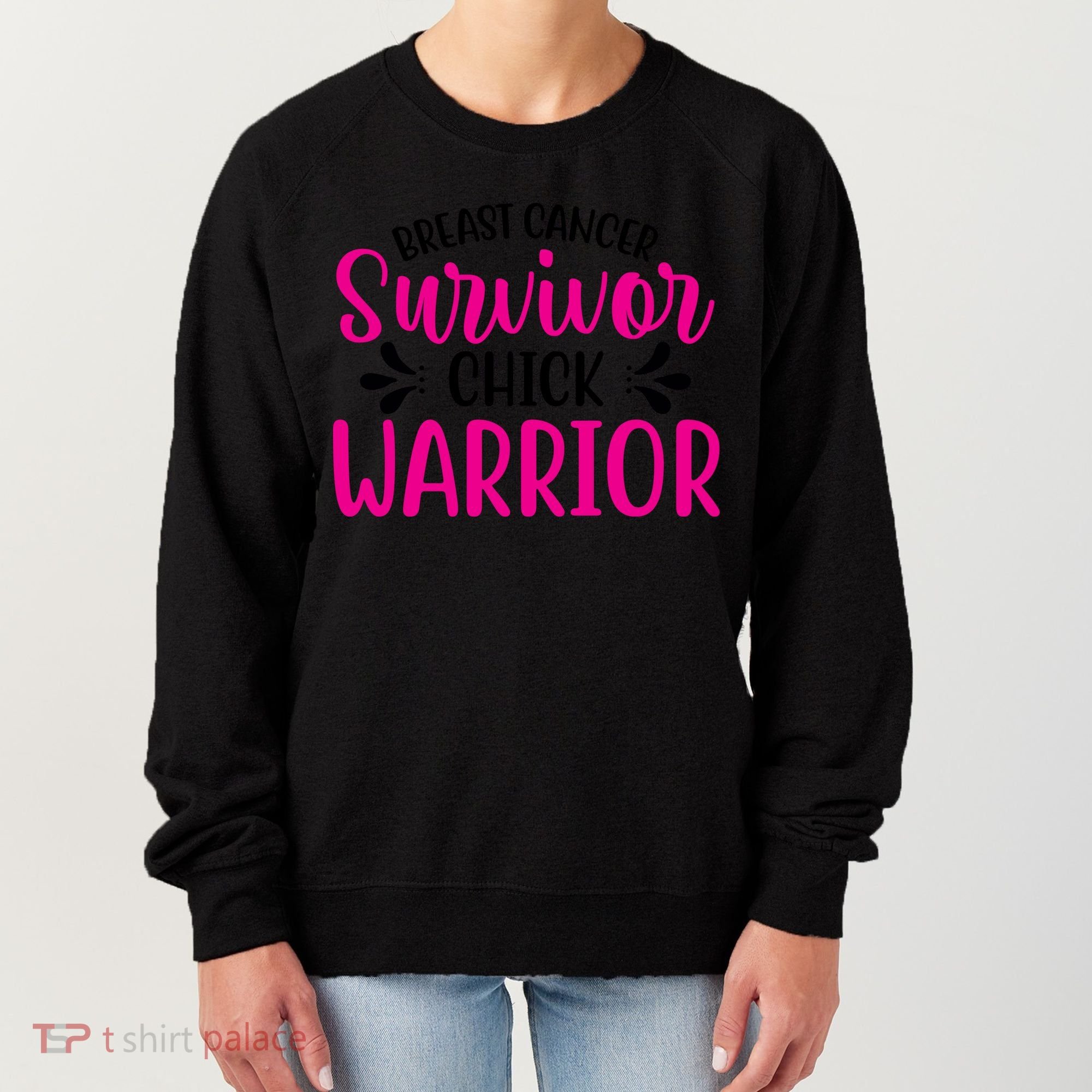 Breast Cancer Survivor Chick Warrior Women's Sweatshirt