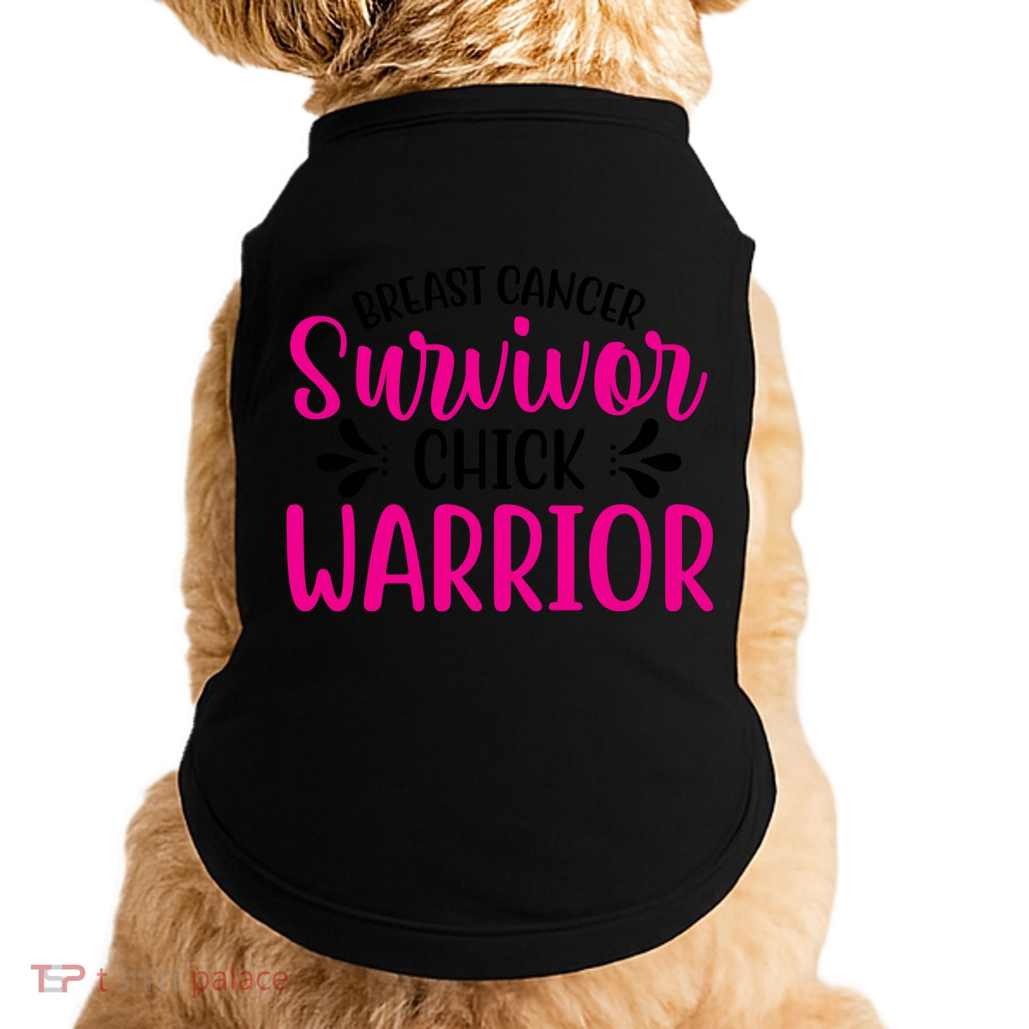 Breast Cancer Survivor Chick Warrior Doggie Tank