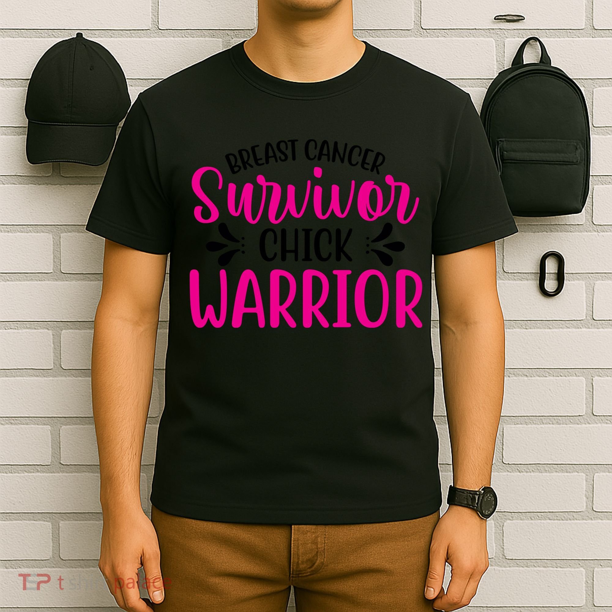 Breast Cancer Survivor Chick Warrior T-Shirt