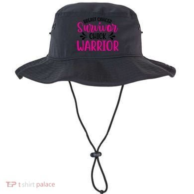 Breast Cancer Survivor Chick Warrior Bucket Hat